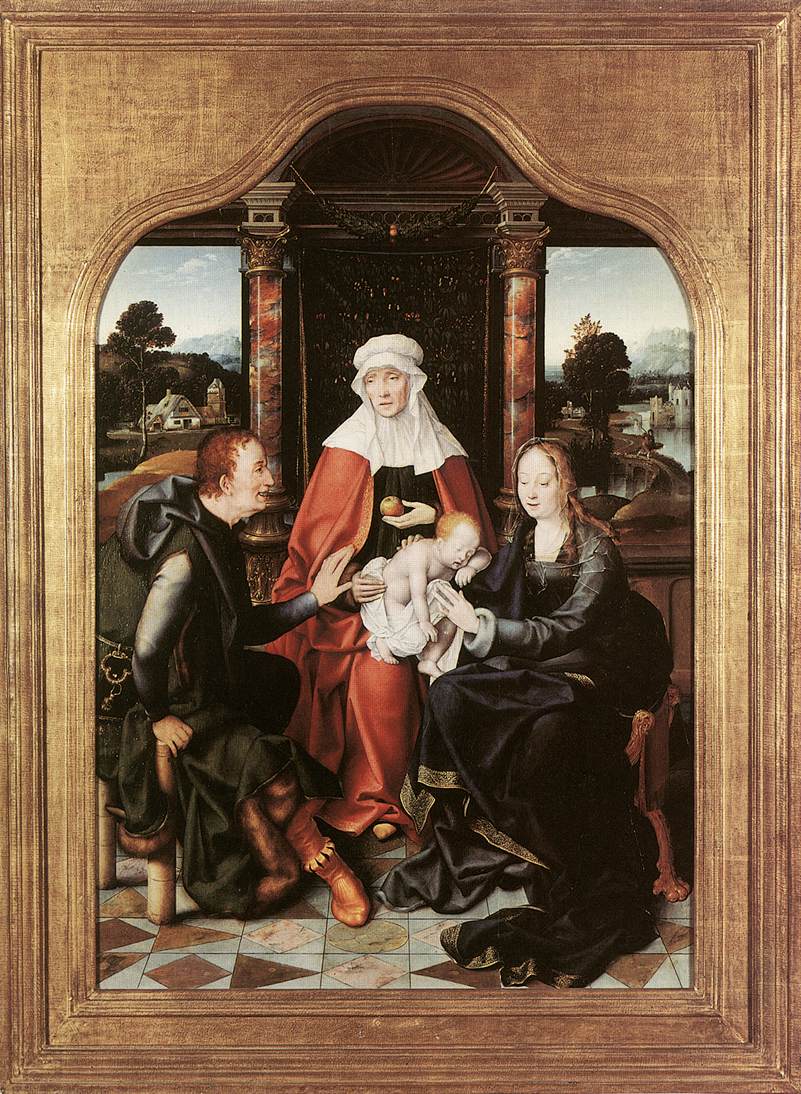 St Anne with the Virgin and Child and St Joachim gh